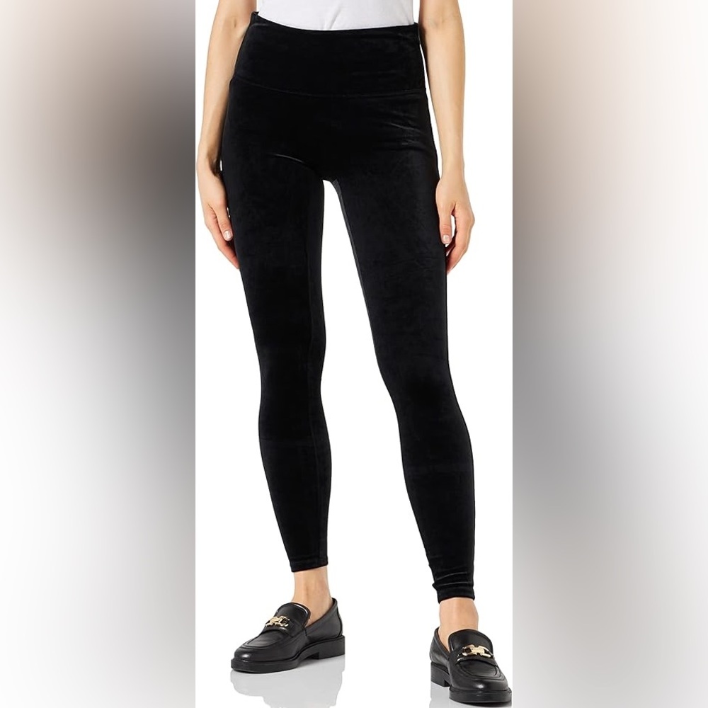 Spanx Velvet Leggings Black NWT